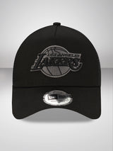 LA Lakers Tonal Black A-Frame Trucker Cap