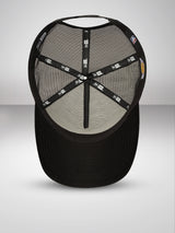LA Lakers Tonal Black A-Frame Trucker Cap