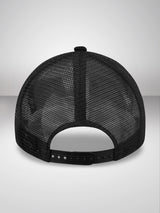 Chicago Bulls Tonal Black A-Frame Trucker Cap