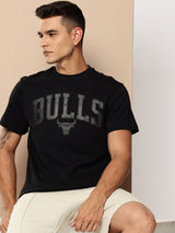 Chicago Bulls Monochrome Black T-Shirt