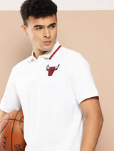 Chicago Bulls: Classic Polo White