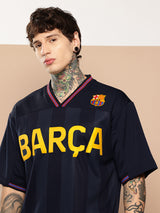 FC Barcelona Vintage Football Oversized T-Shirt