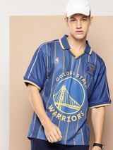 Golden State Warriors Vintage Oversized Polo