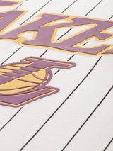 Los Angeles Lakers Striped Oversized T-Shirt