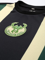 Milwaukee Bucks Striped Oversized T-Shirt