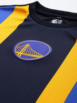 Golden State Warriors Striped Oversized T-Shirt