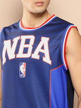 NBA: Athletic Sleeveless Jersey - Navy