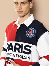 Paris Saint-Germain Embroidered Oversized Polo Full Sleeve