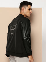 Chicago Bulls Black Varsity Jacket