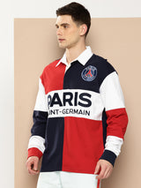 Paris Saint-Germain Embroidered Oversized Polo Full Sleeve