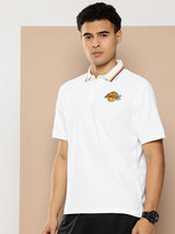 Los Angeles Lakers: Classic Polo White