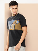 Stephen Curry Oversized Printed Black T-Shirt