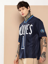 Anthony Edwards Vintage Football Oversized T-Shirt