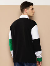 Boston Celtics Embroidered Oversized Polo Full Sleeve