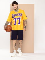 Luka Doncic Vintage Football Oversized T-Shirt