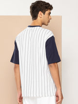 Paris Saint-Germain Striped Oversized T-Shirt