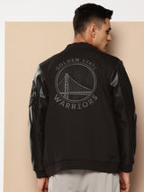 Golden State Warriors Black Varsity Jacket