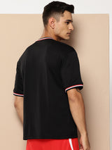 Chicago Bulls V-Neck Oversized T-Shirt