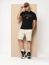 Los Angeles Lakers Monochrome Black T-Shirt