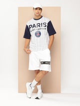Paris Saint-Germain Striped Oversized T-Shirt