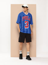 Allen Iverson Vintage Football Oversized T-Shirt