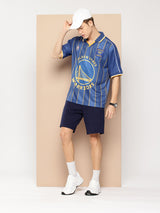 Golden State Warriors Vintage Oversized Polo