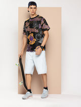 Los Angeles Lakers: Oversized Logo Mash T-Shirt
