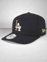 LA Dodgers Foil Pack Black A-Frame Trucker Cap
