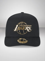 LA Lakers Foil Pack Black A-Frame Trucker Cap