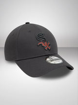 Chicago White Sox Gradient Infill Dark Grey 9FORTY Adjustable Cap
