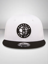 Brooklyn Nets White Crown Team White 9FIFTY Snapback Cap