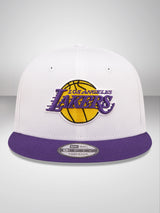 LA Lakers White Crown Team White 9FIFTY Snapback Cap