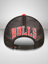 Chicago Bulls Team Color Block White A-Frame Trucker Cap