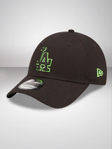 LA Dodgers Neon Outline Black 9FORTY Adjustable Cap