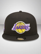 LA Lakers Team Side Patch Black 9FIFTY Snapback Cap