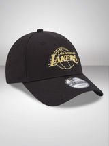 LA Lakers Metallic Badge Black 9FORTY Adjustable Cap