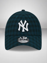 New York Yankees Flannel Dark Green 9FORTY Adjustable Cap