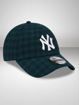 New York Yankees Flannel Dark Green 9FORTY Adjustable Cap