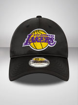 LA Lakers NBA Satin Black 9TWENTY Adjustable Cap