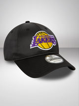 LA Lakers NBA Satin Black 9TWENTY Adjustable Cap