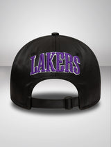 LA Lakers NBA Satin Black 9TWENTY Adjustable Cap