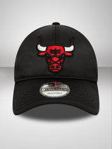 Chicago Bulls NBA Satin Black 9TWENTY Adjustable Cap