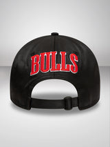 Chicago Bulls NBA Satin Black 9TWENTY Adjustable Cap