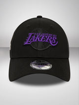 LA Lakers NBA Side Patch Black 9FORTY Adjustable Cap