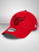 Chicago Bulls NBA Side Patch Red 9FORTY Adjustable Cap