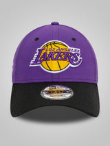 LA Lakers NBA Side Patch Purple 9FORTY Adjustable Cap