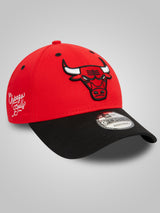 Chicago Bulls NBA Side Patch Red 9FORTY Adjustable Cap