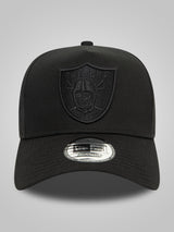 Las Vegas Raiders Monochrome Black 9FORTY E-Frame Adjustable Cap
