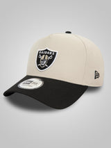 Las Vegas Raiders NFL Light Beige 9FORTY E-Frame Adjustable Cap