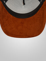 LA Dodgers MLB Cord Brown 9FORTY E-Frame Adjustable Trucker Cap